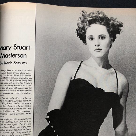 INTERVIEW Robert Townsend WARHOL May 1987 magazine Mary Stuart Masterson - Picture 12 of 15